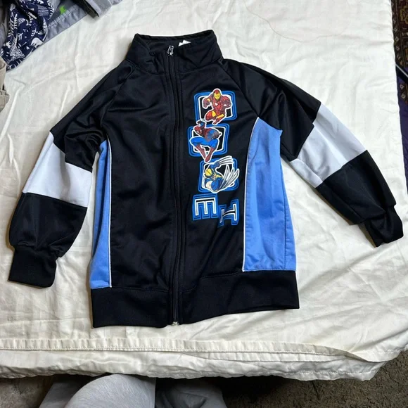 Boys 5T clothing bundle, London Fog Gray and Green Kids Jacket, shirts pants - Picture 3 of 5